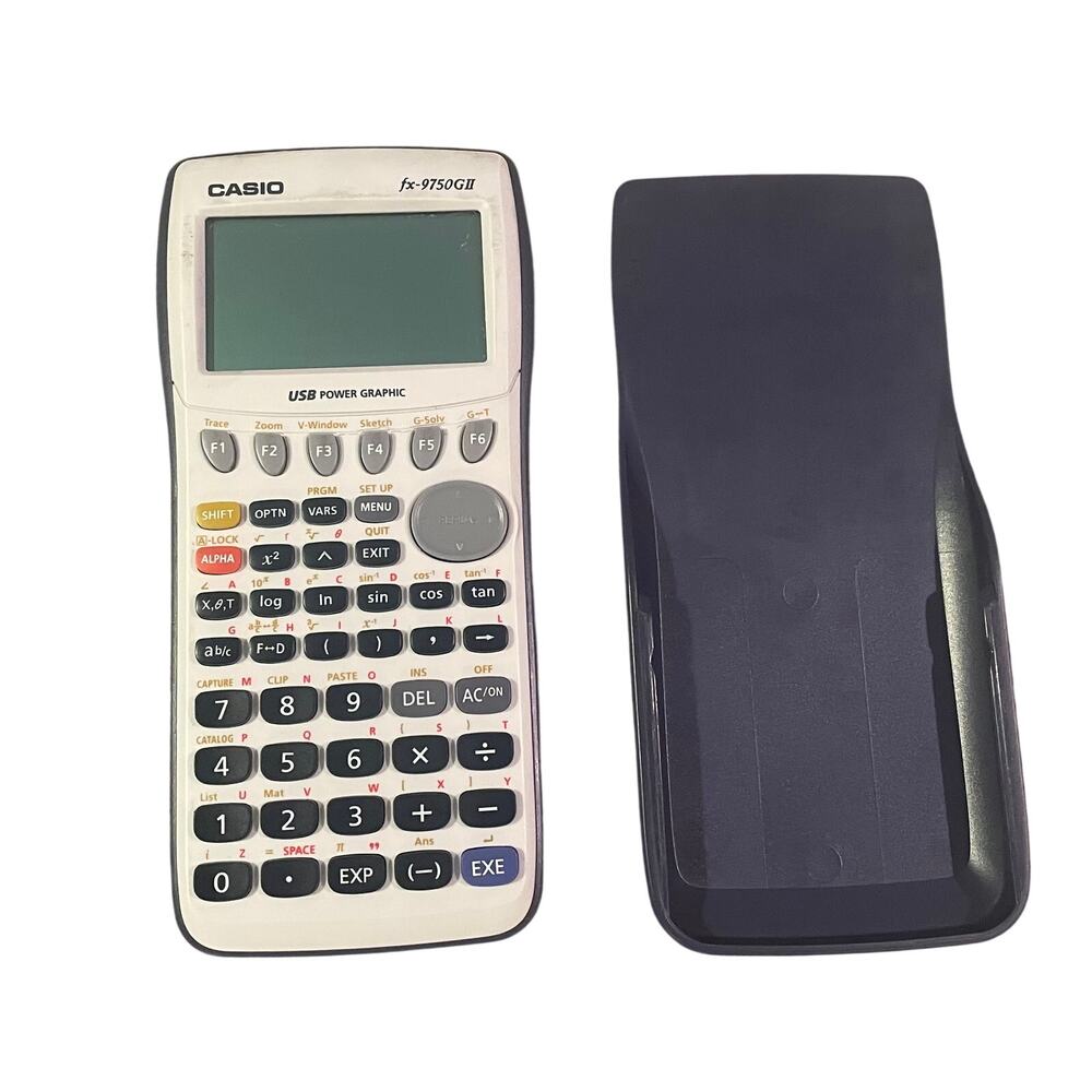 Casio FX-9750GII Graphing Calculator with Case